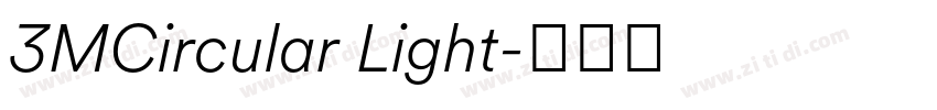3MCircular Light字体转换 3MCircular Light字体转换